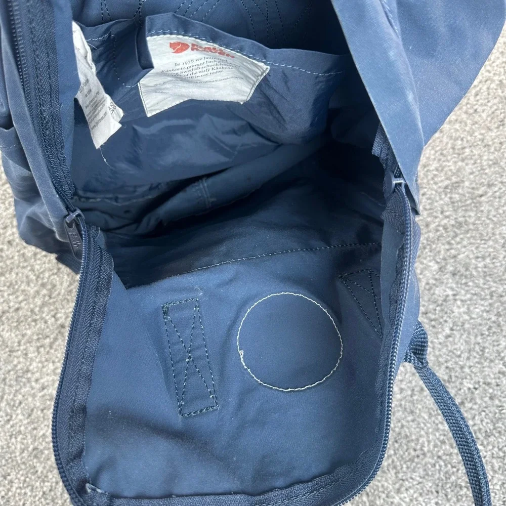 Fjallraven Kanken Classic Backpack Navy Blue School Travel Bag Outdoor Gorpcore